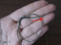 Плетение элемента «кольцо» 